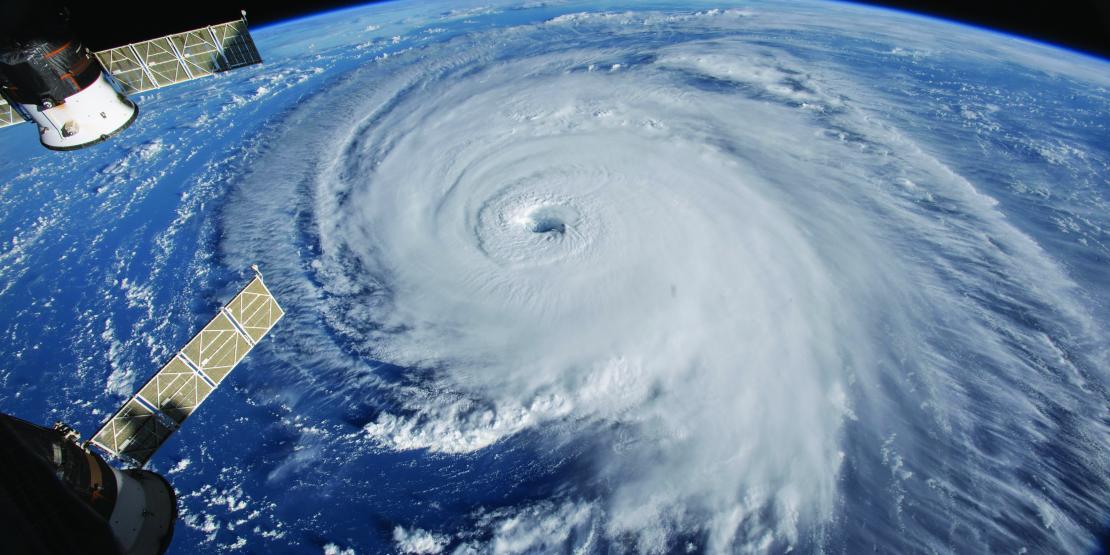 Hurricane Florence satellite image from NASA