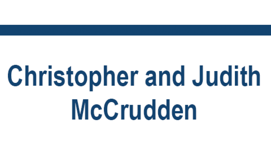 CFA sponsor Christopher and Judith McCrudden text