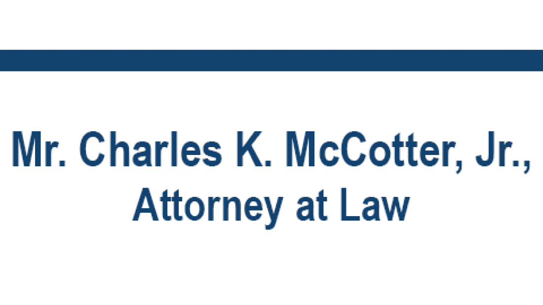 CFA sponsor Mr. Charles K. McCotter, Jr., Attorney at Law text