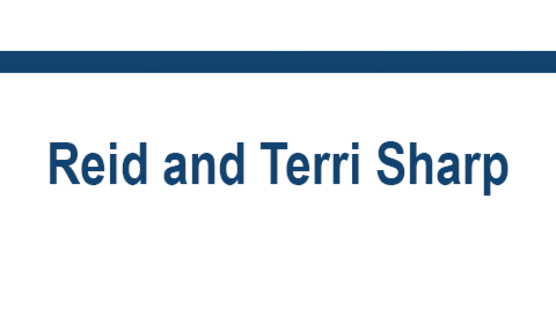 CFA sponsor Reid and Terri Sharp text