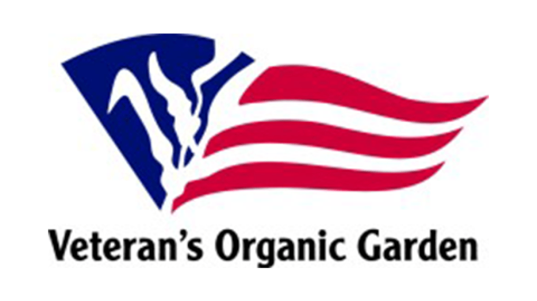 CFA sponsor Veteran's Organic Garden logo