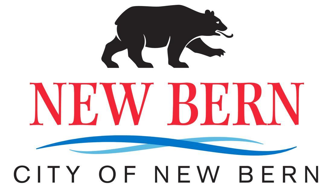 City of New Bern logo with bear