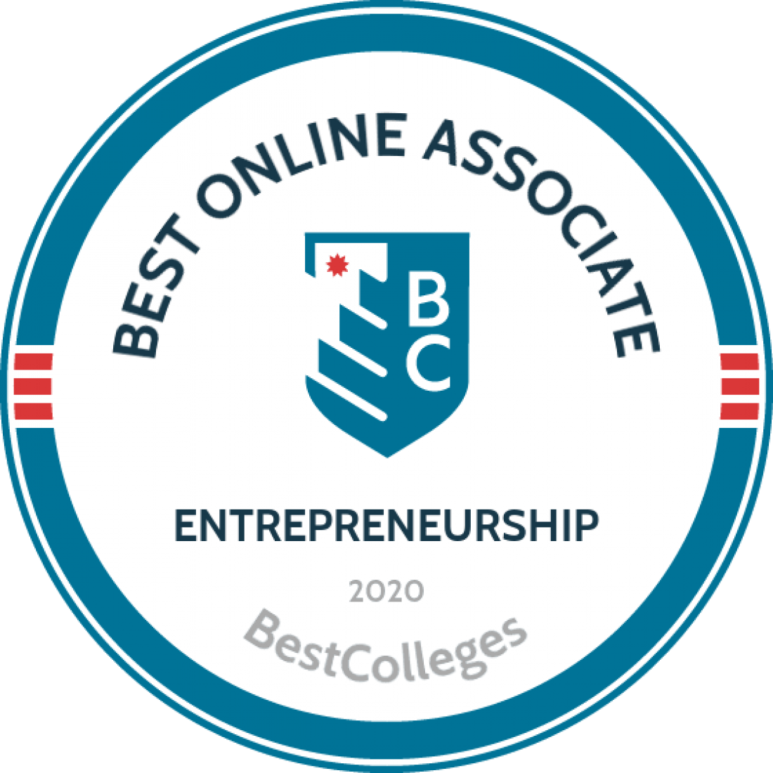 Best online associate degree in entrepreneurship logo