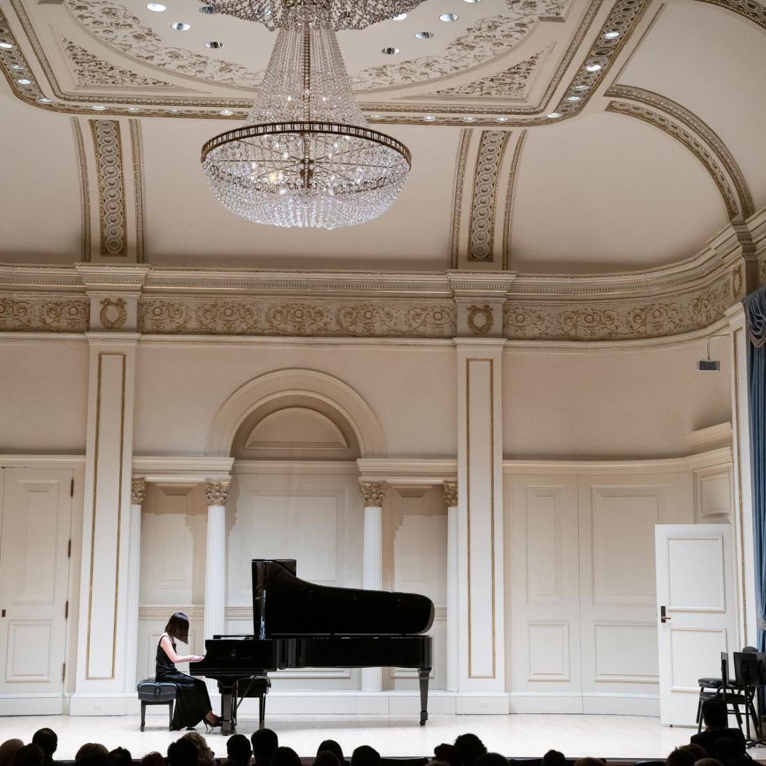 ​​​​​​​Liz Eunji Sellers gives an impassioned performance at Carnegie Hall on Dec. 8. Sellers is the staff accompanist for the fine arts department at Craven CC.