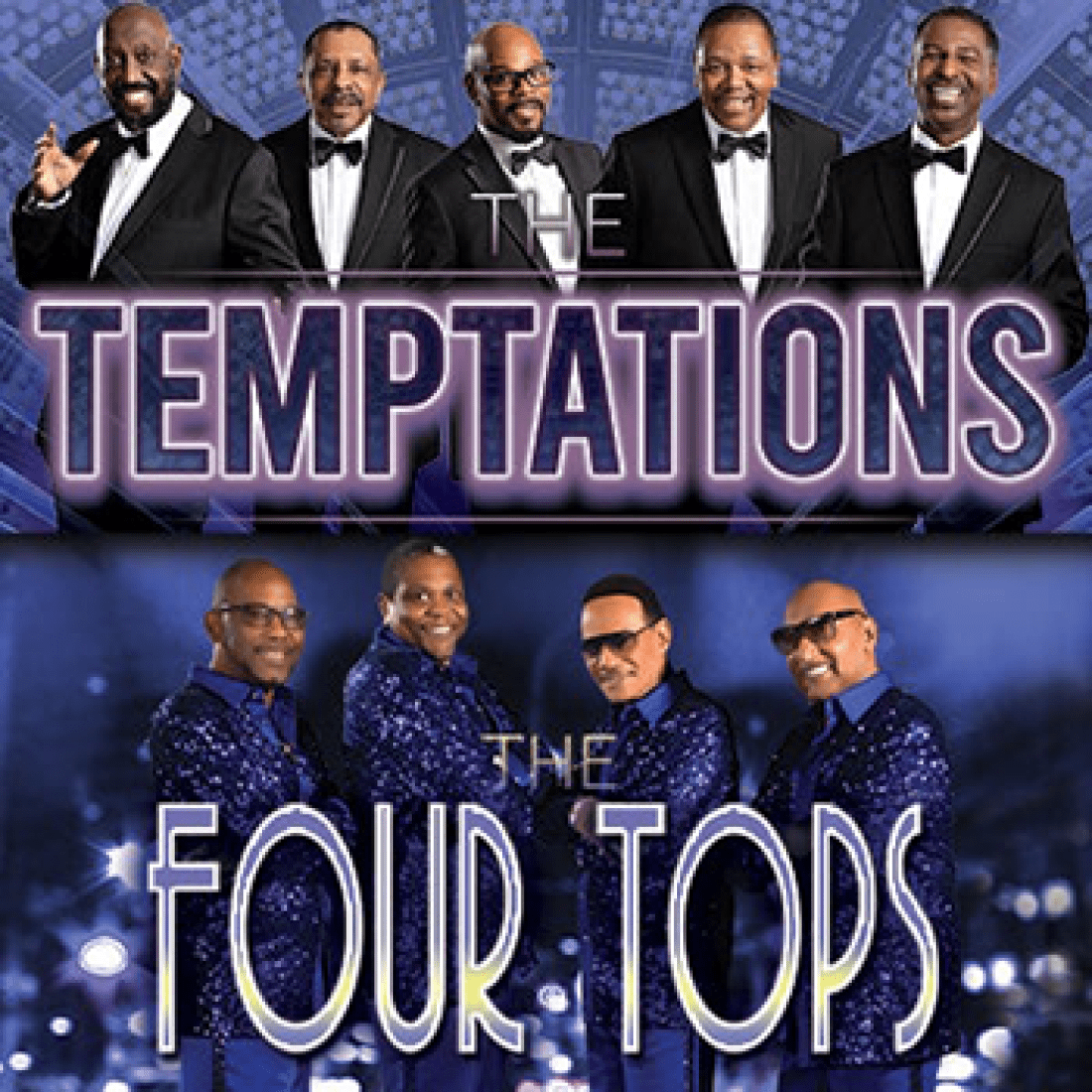 The Temptations and Four Tops bands