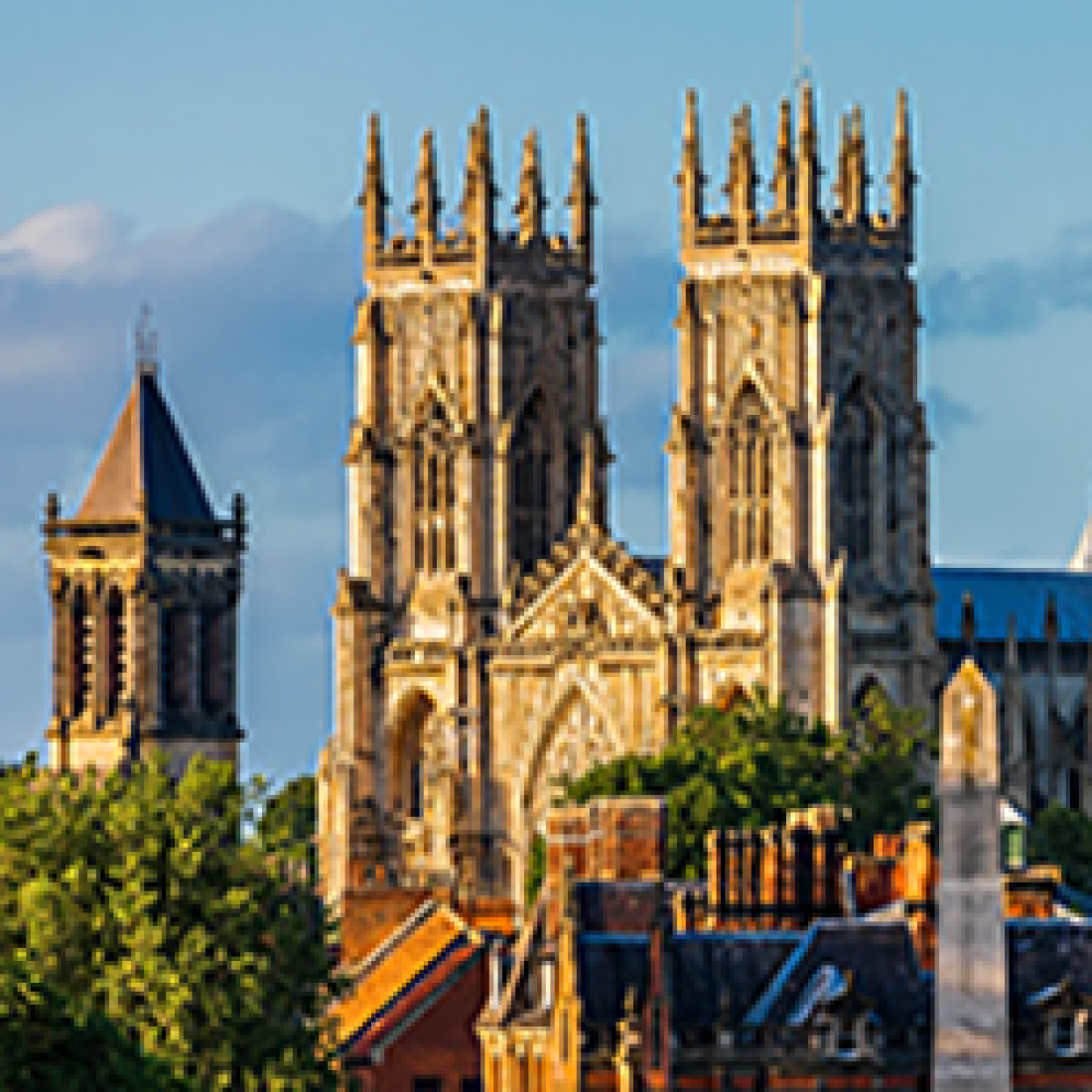 Exterior view of historical architectural structures in Britain