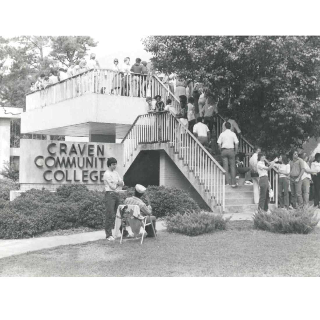 Craven CC sign in 1980s