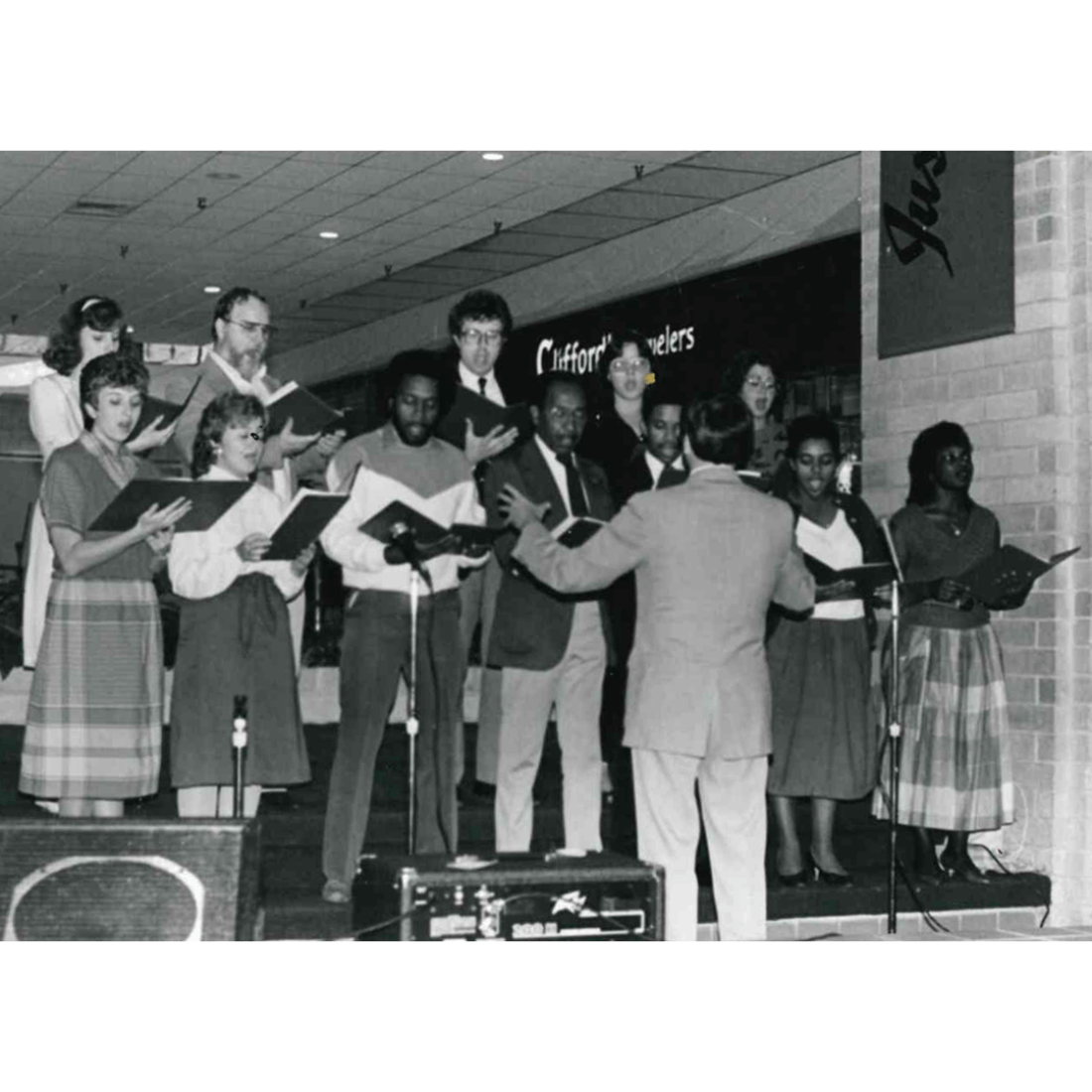 Craven choir in 1980s