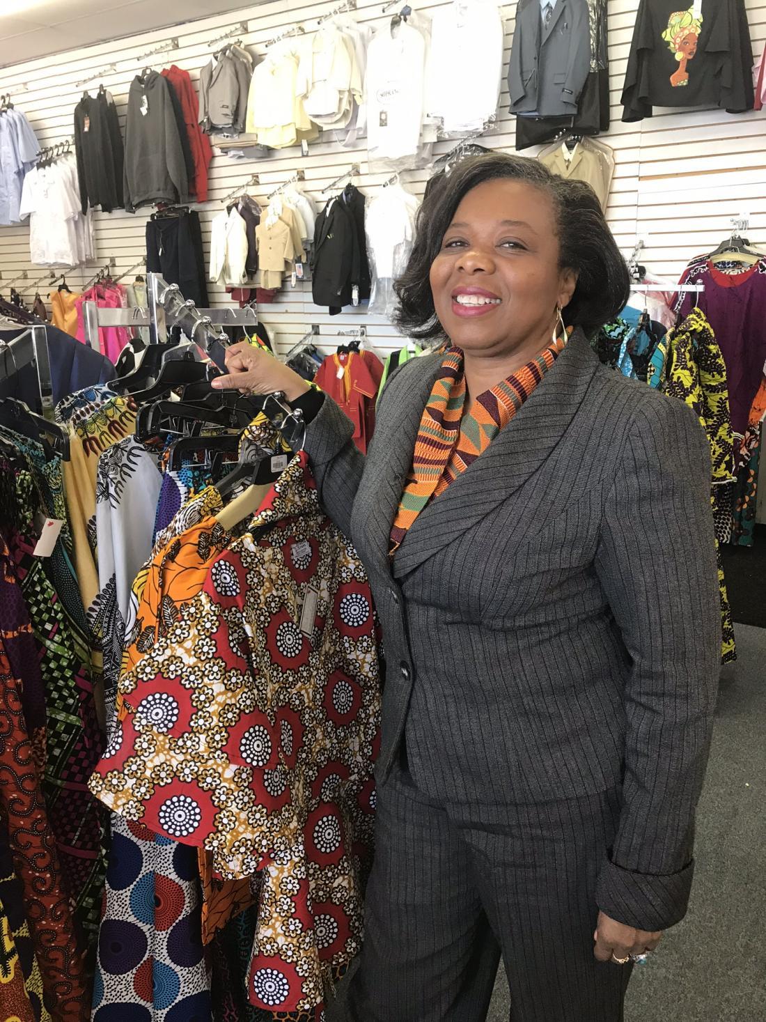 Nancy Wheeler has owned and operated World Fashions for 27 years.