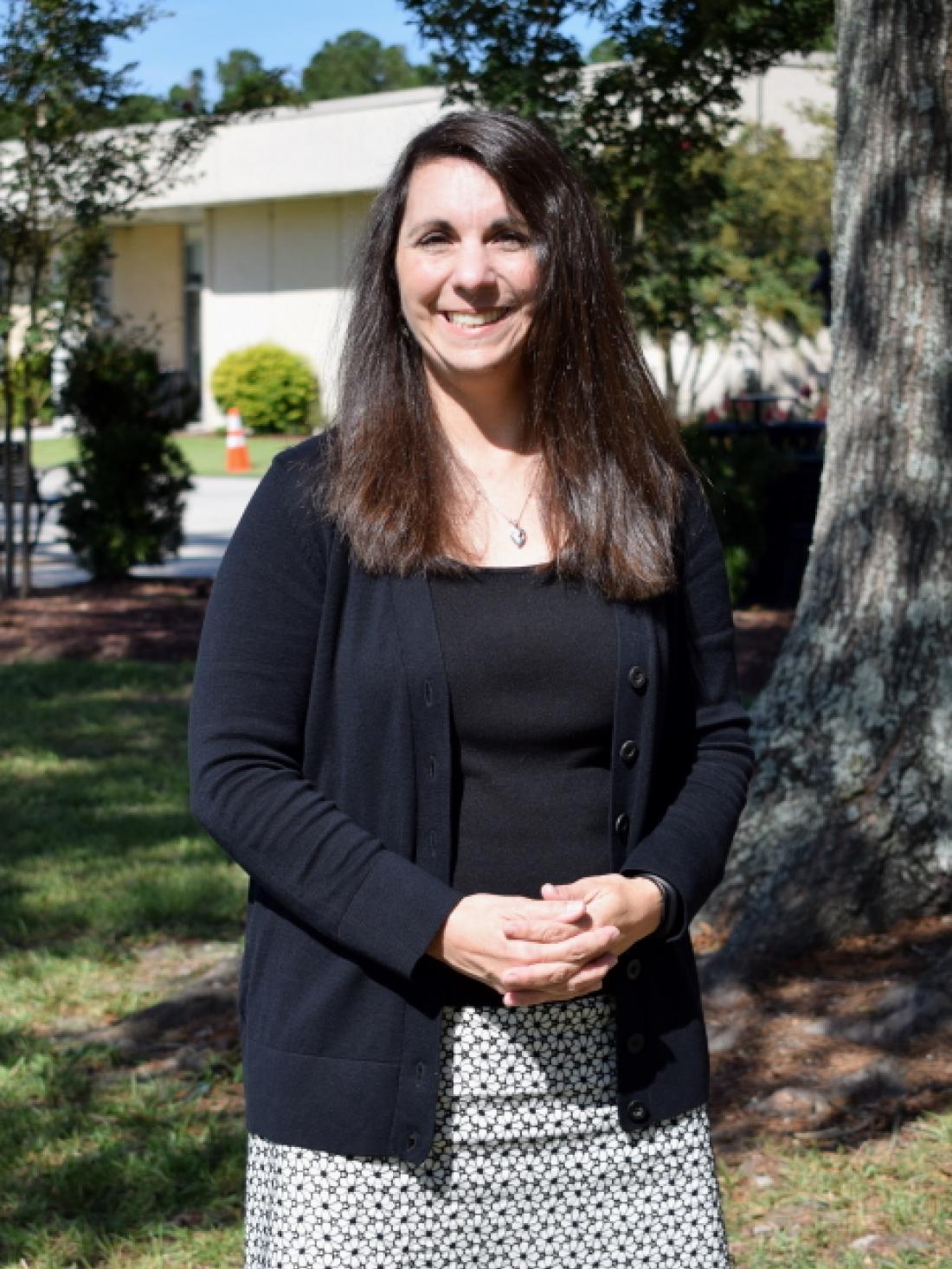 Tara Howry, Craven CC director of nursing programs, poses outside