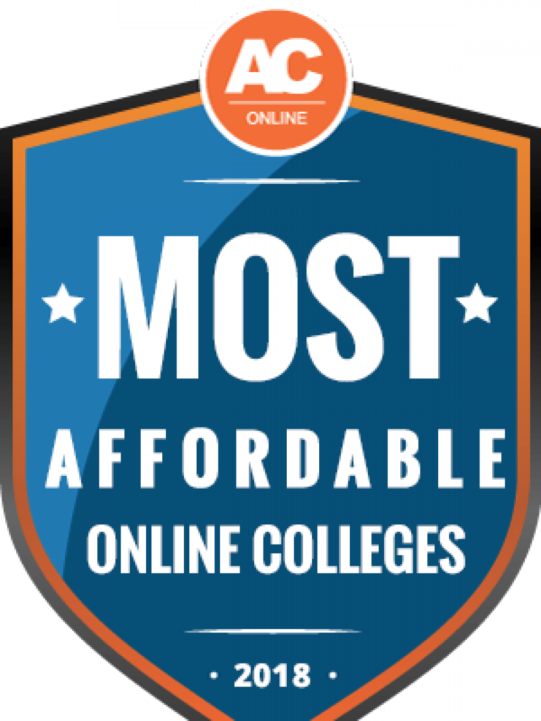 most affordable online colleges 2018 logo