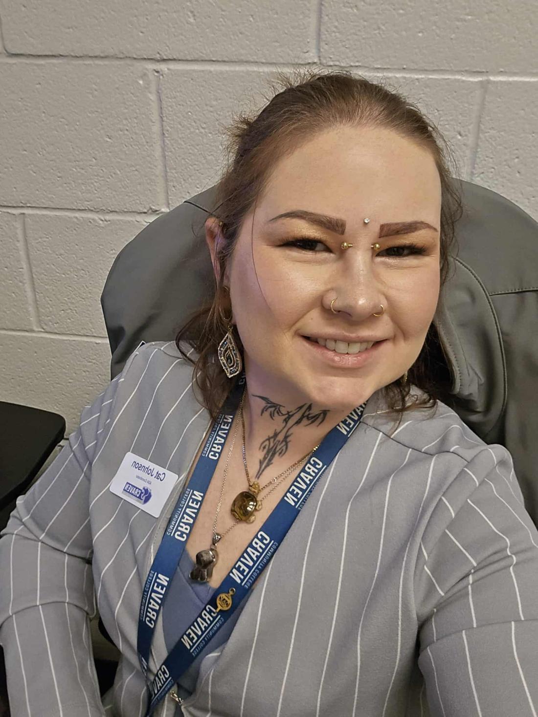 Cat Johnson, Craven CC alumni and ADA coordinator