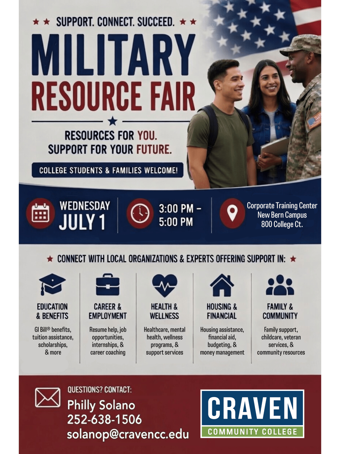 Military Resource Fair 2026 flyer