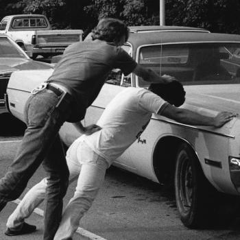 Basic Law Enforcement Training students in 1970s