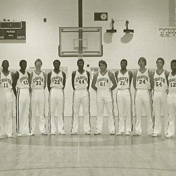 Craven basketball team in 1982