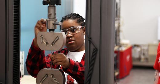 Female engineering student