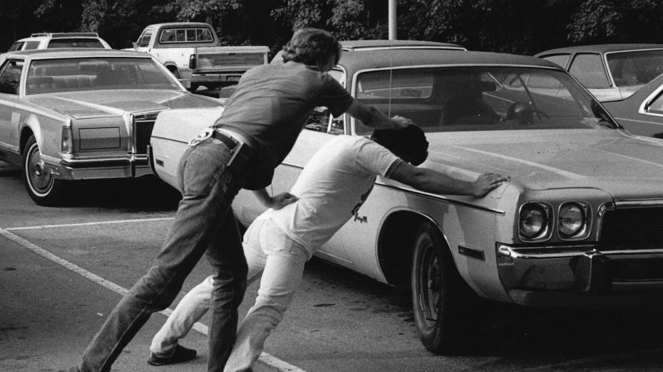 Basic Law Enforcement Training students in 1970s