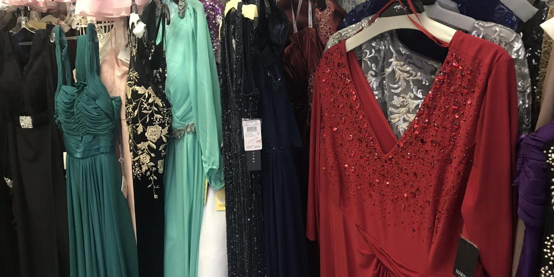 World Fashions provides a wide selection of dresses for all occasions.