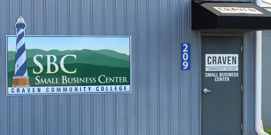 exterior of small business center