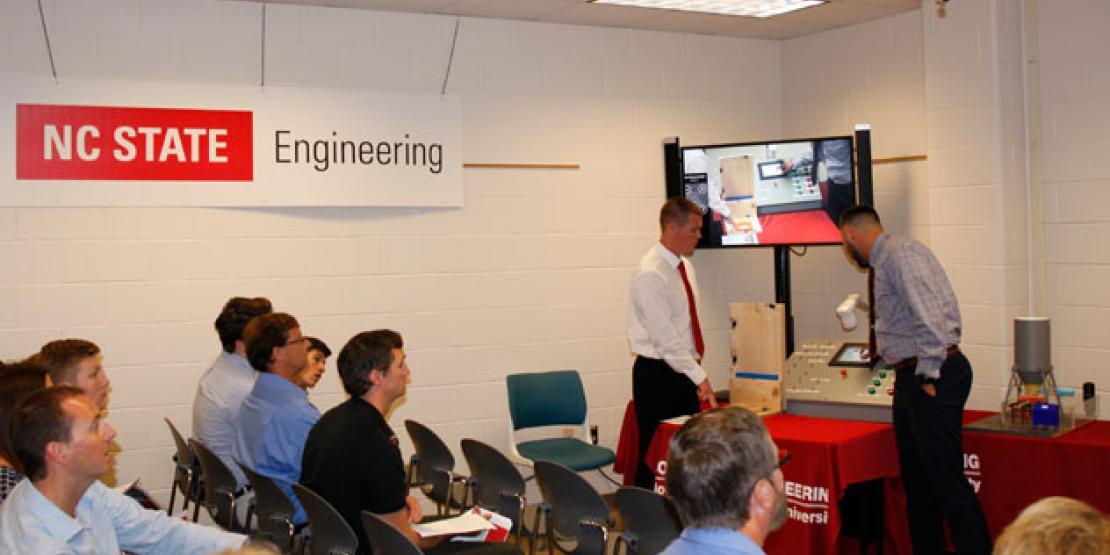 NC State Engineering program students present capstone projects