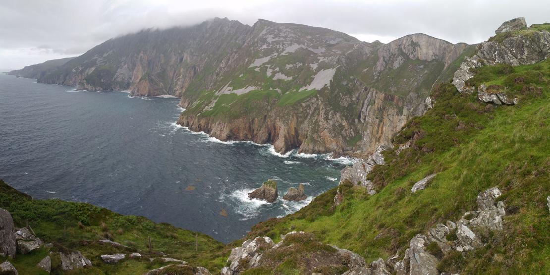 Scenic view of Sliabh Liag, Ireland