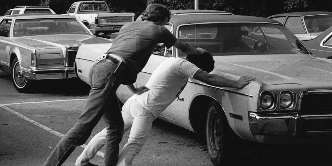 Basic Law Enforcement Training students in 1970s