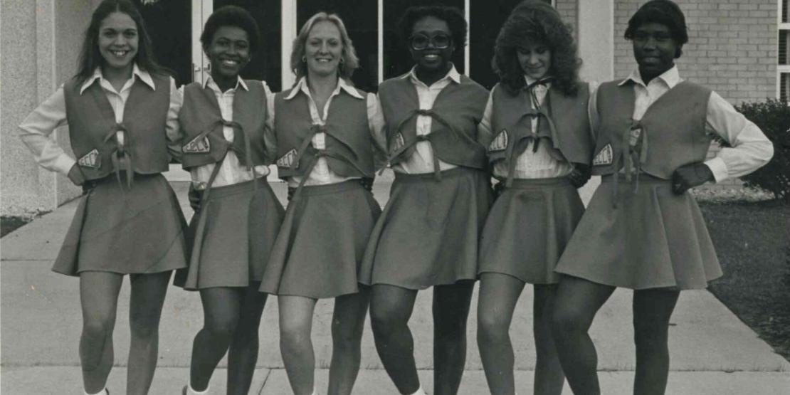 Cheerleaders in 1970s