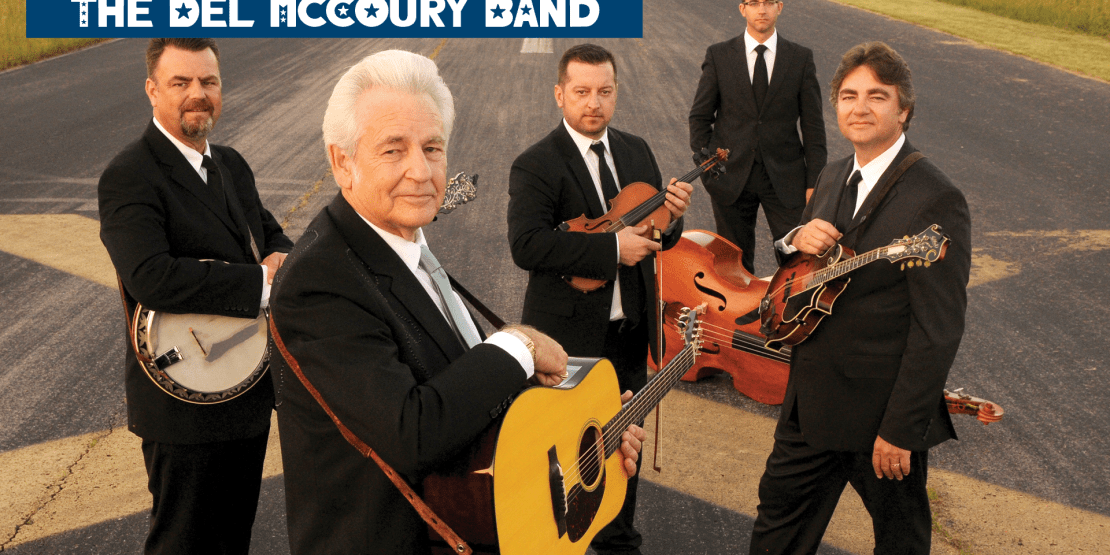 LLC Del McCoury Band banner