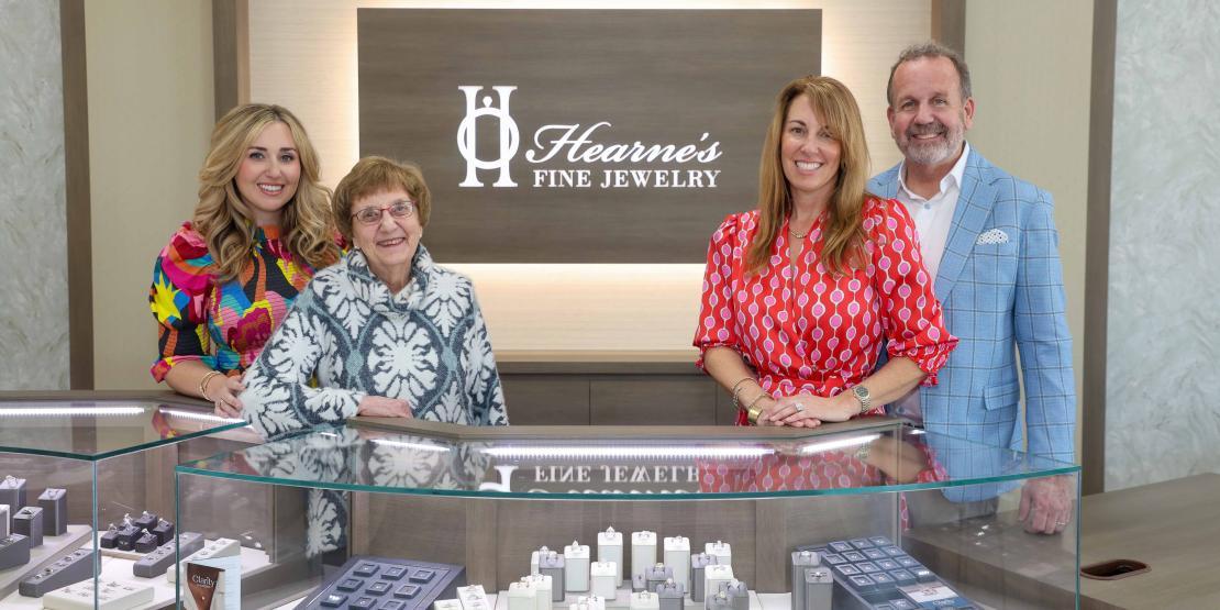 2026 Community Fabric Award recipients for Business Leadership, owners of Hearne's Fine Jewelry