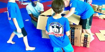 With help from Craven CC’s Small Business Center, Master Hama Alzouma opened his dream business, Empower Taekwondo, last August. He held summer camps at his facility before having to close due to the pandemic.
