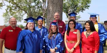 ​​​​​​​Craven CC held its 44th annual MCAS Cherry Point graduation May 30. A total of 76 Craven CC students graduated and five walked across the stage.