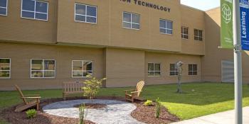 The Bruce Waugh Memorial Garden is located in front of the Business & Information Technology building on Craven CC’s New Bern Campus.