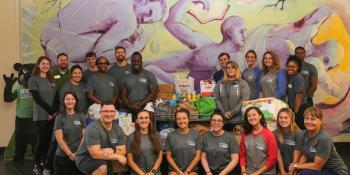 Physical Therapist Assistance program students posing