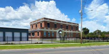 exterior of Volt Center main building