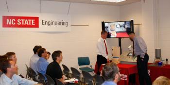 NC State Engineering program students present capstone projects