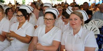 Associate Degree Nursing grads smiling